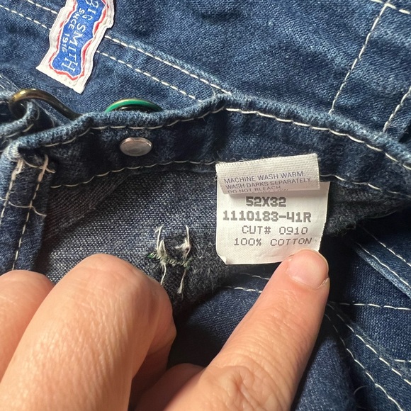 Big Smith Dark Denim Overalls - Picture 5 of 5